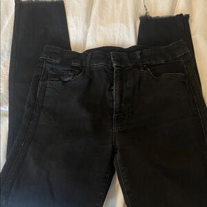 Mother Dark Ankle-Length Jeans
